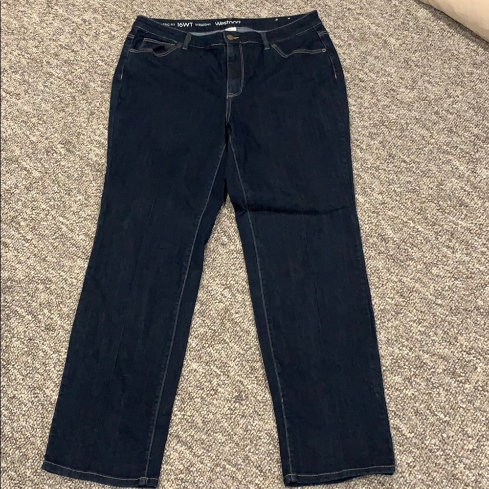 Woman’s 16WT Westport dark jeans!